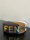 芬F家-Fendigraphy-大型棕色月牙造型腋下包