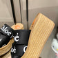 克羅C- Woody Wedge Mule 厚底拖鞋（尺碼35-39，40、41訂製）
