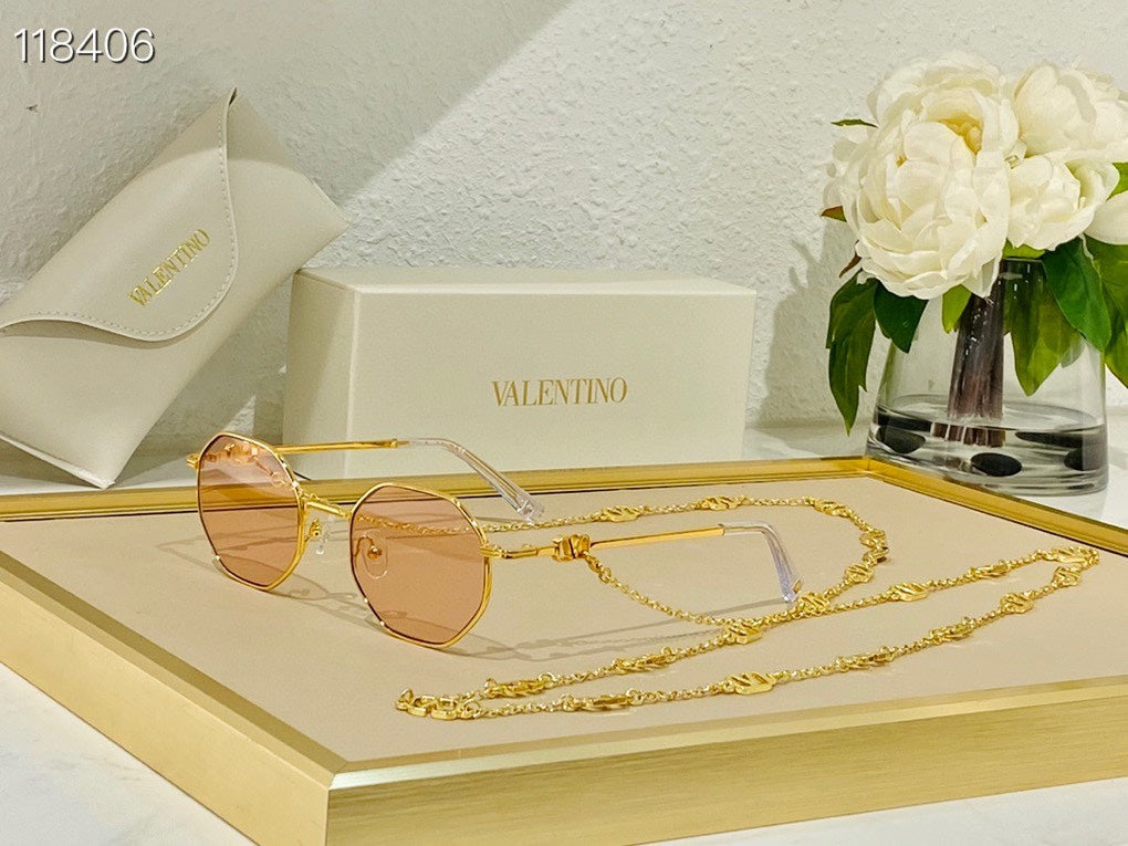 范倫V-掛鍊墨鏡 VA2040 52-21-140