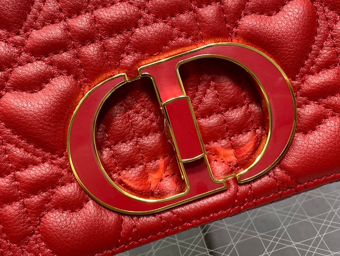 Dior-Caro 愛心七夕系列 小號 紅色