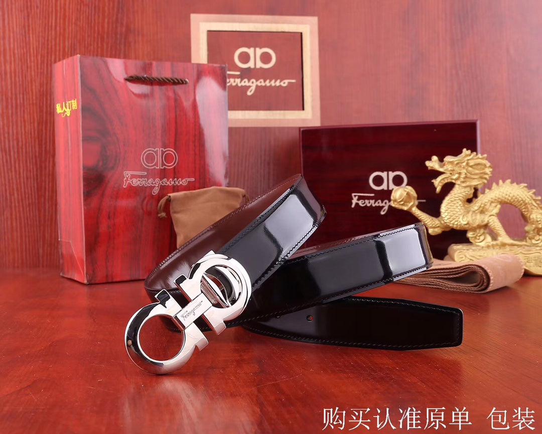 SF菲拉格-皮帶-3.4cm-男款