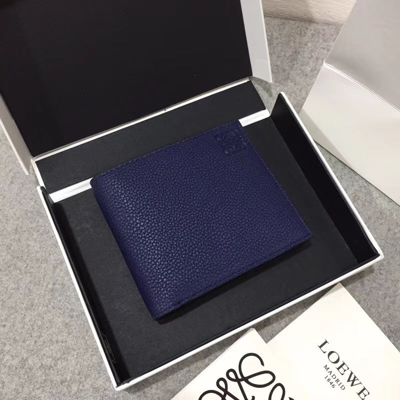 Loewe 男款對折短夾