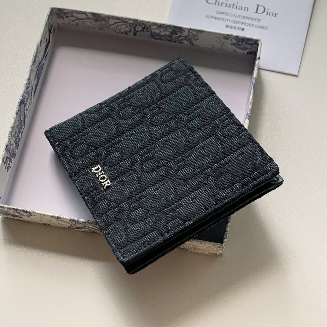 Dior 男款老花短夾