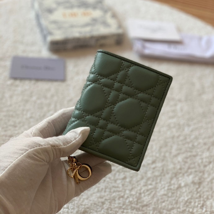 Dior Lady Dior 藤格紋卡包