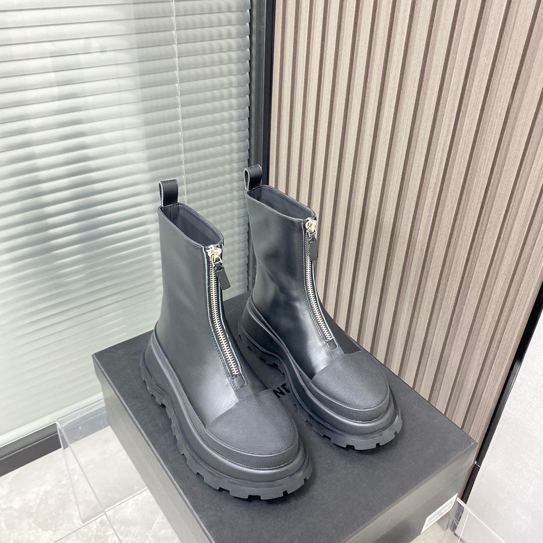 Jil sander-厚底短鞋