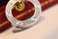 Cartier Love大圓餅滿天星項鍊