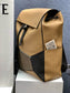 Loe-Puzzle Backpack 後背包 駝色