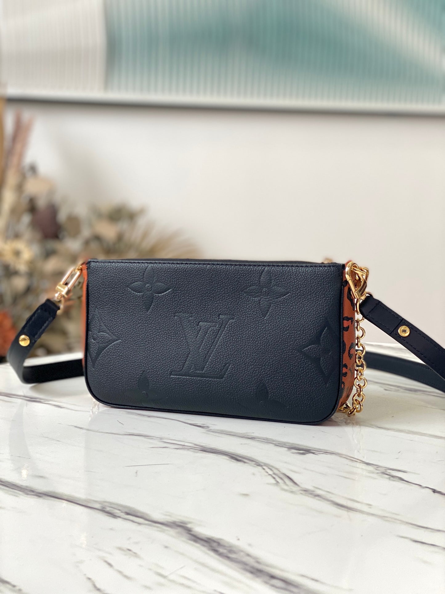 M80399 路L家-豹紋系列 Multi Pochette Accessories 手袋 三合一包