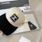 小香家-2022新款 黑白拼色棒球帽