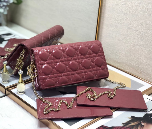 Dior 藤格紋三合一包-22cm