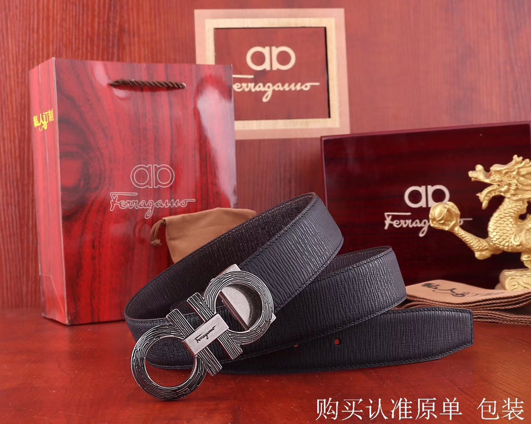 SF菲拉格-皮帶-3.4cm-男款