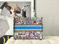 迪D家 Book Tote-中號36.5cm-白花