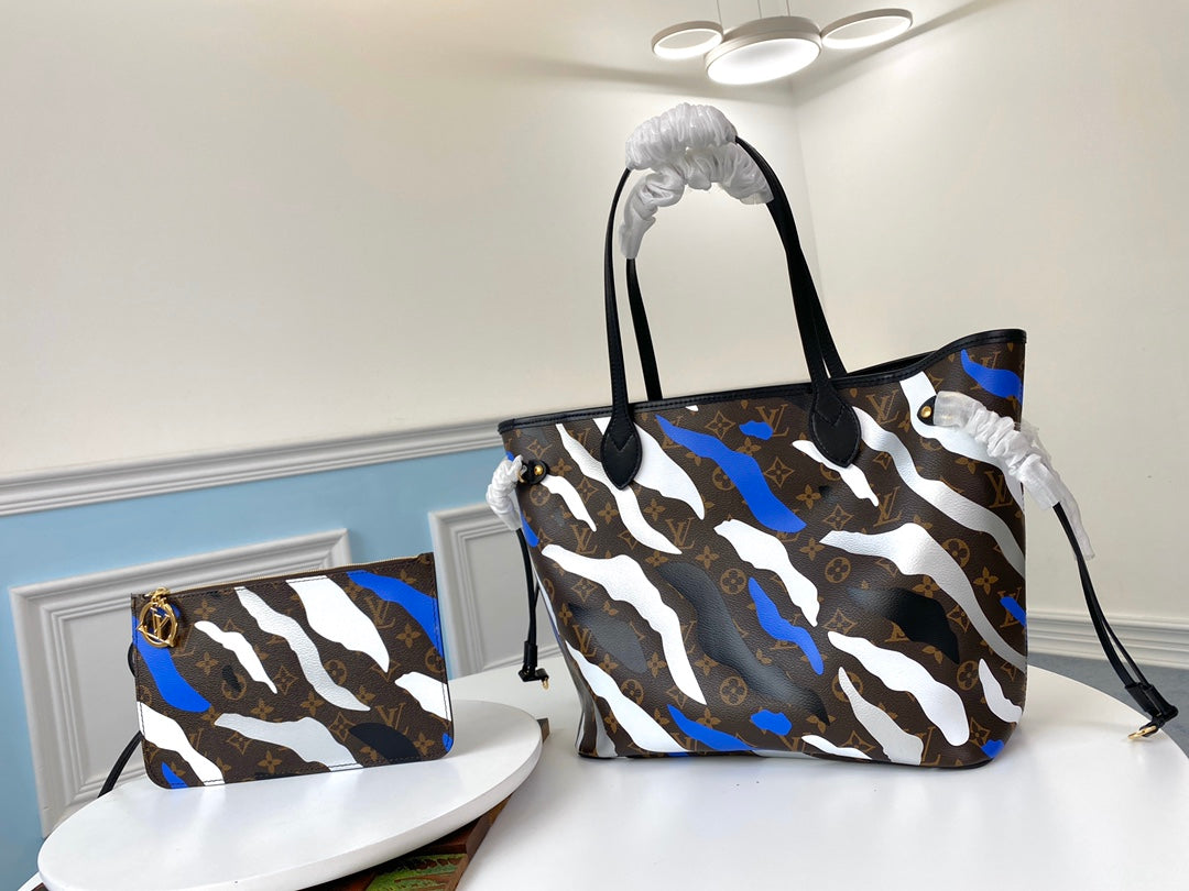 M45201 路L家-英雄聯盟膠囊系列 Neverfull 手袋 藍色