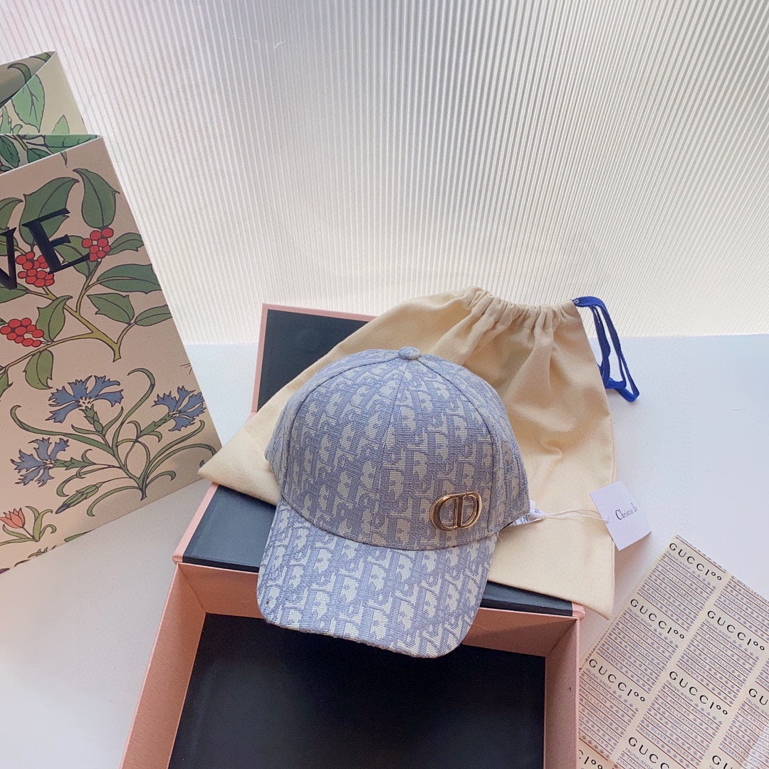 迪D家-老花棒球帽 灰色