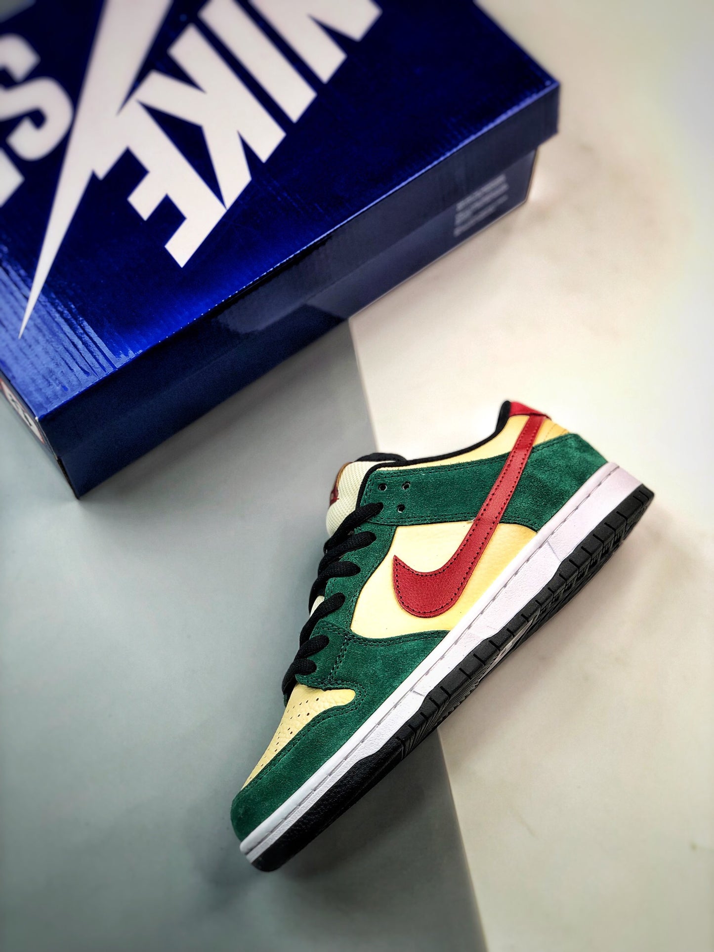 N1KE-Dunk Low Gorge Green  男女同款 拉斯維加斯經典配色