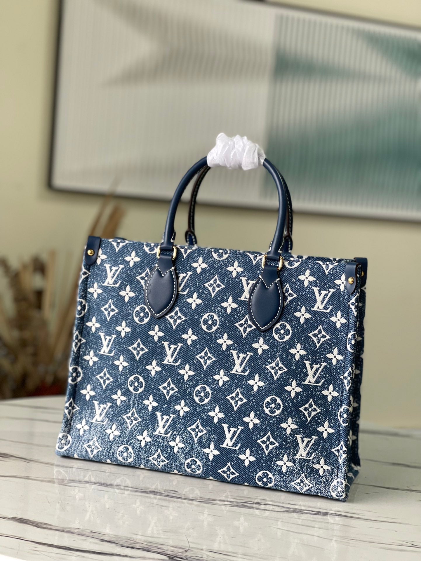 M59608 路L家- Onthego 手袋 牛仔藍