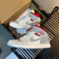 N1K- AJ 1 mid 中筒板鞋 休閒鞋 灰色