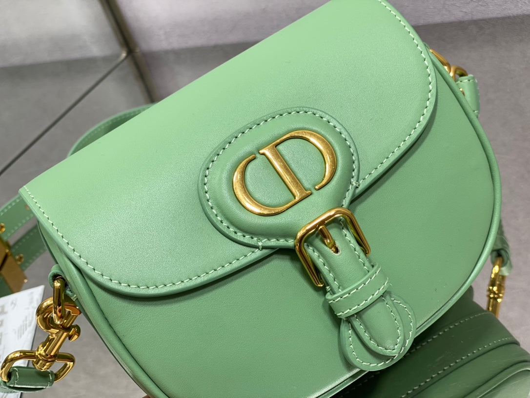 Dior Bobby-小號18cm-薄荷綠牛皮