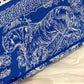 迪D家 Book Tote-中號36.5cm藍老虎