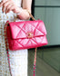 Chanel 19Bag-小號桃紅色