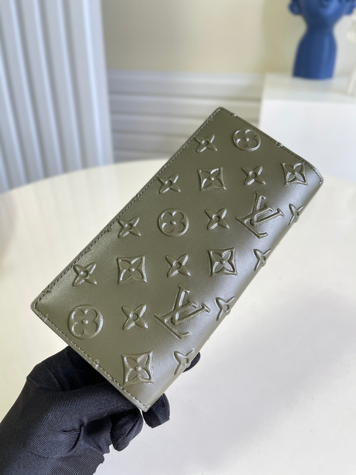 LV M80503 綠色 BRAZZA 男款長夾