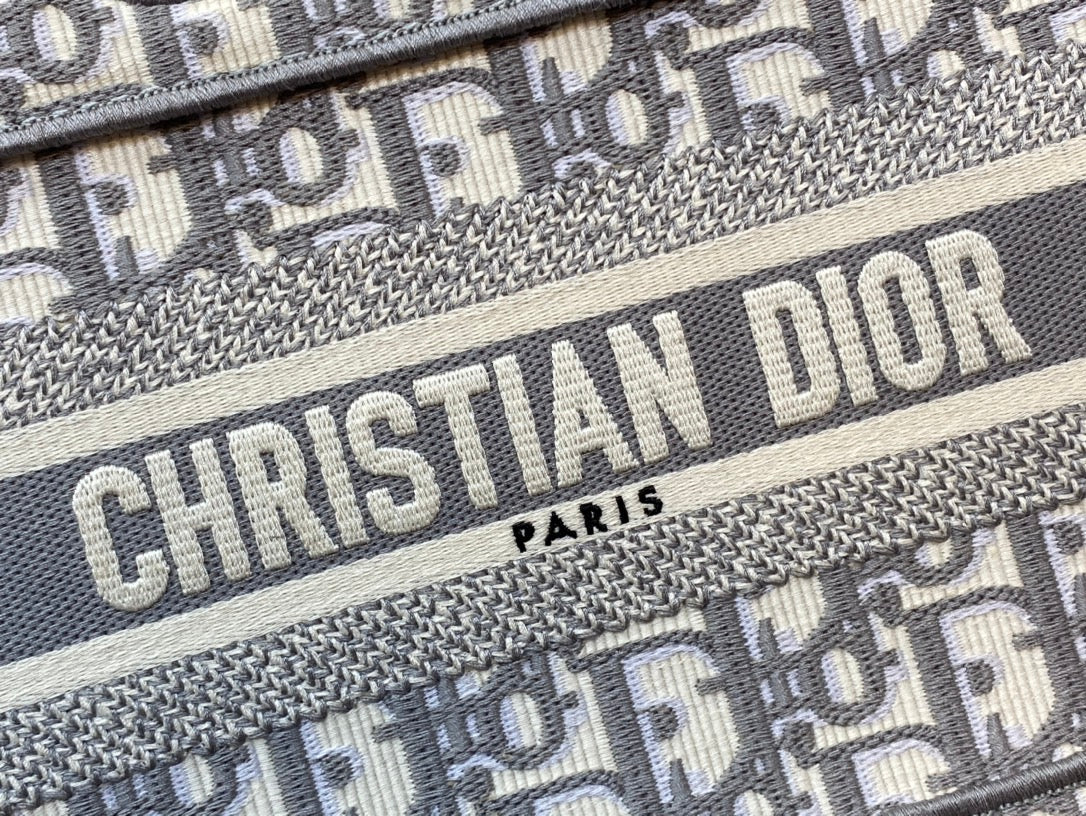 Dior Book Tote-Mini 23cm-灰色老花