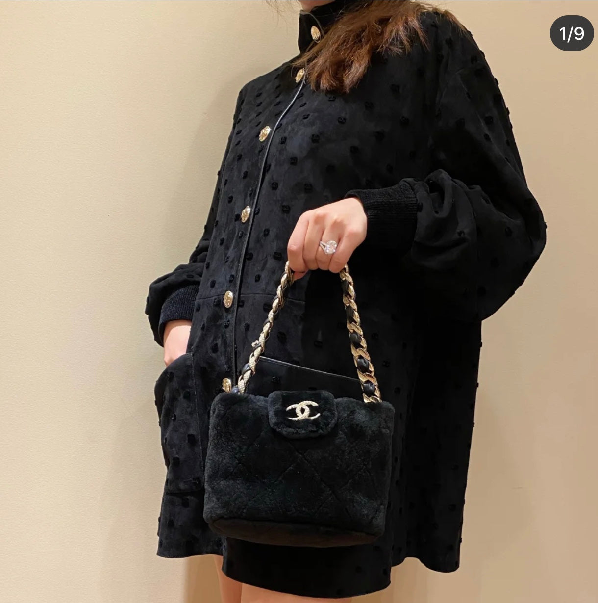 Chanel 剪羊毛鑽鏈包