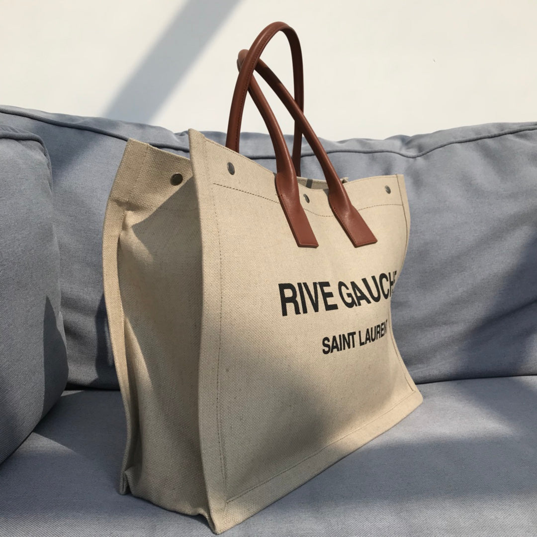 聖Y羅-Rive Gauche Tote Bag 左岸購物袋 棕色