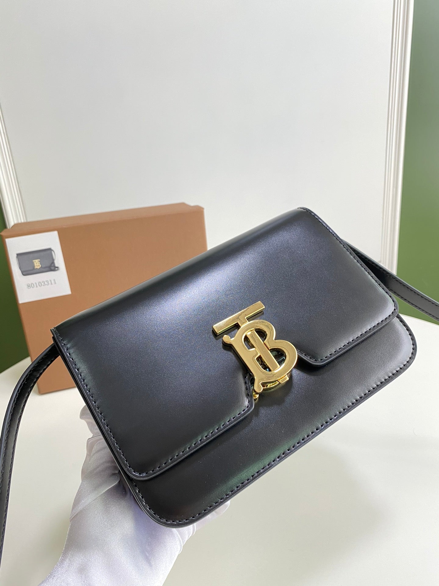 巴B家-TB系列 字母包 黑色