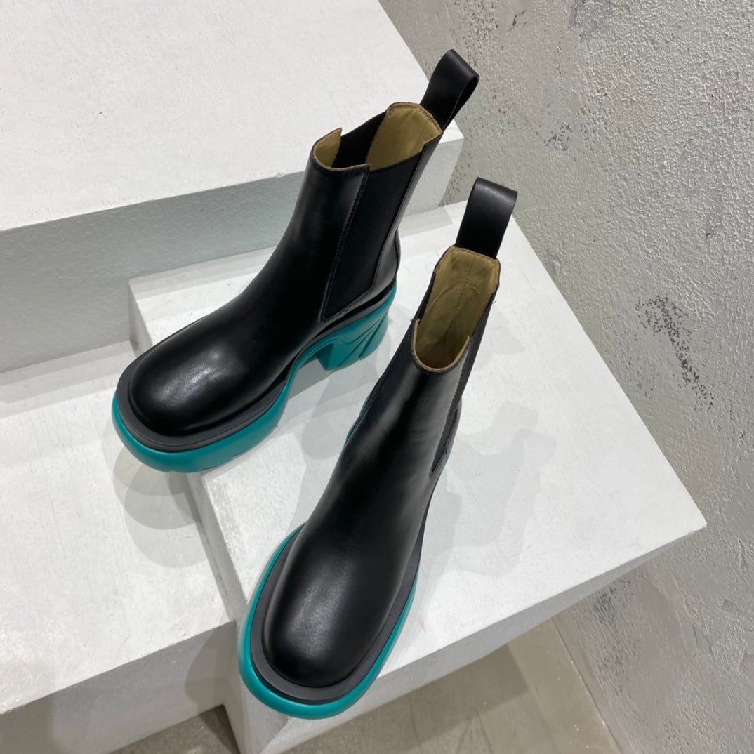 B編織-22ss 厚底中筒靴（35-39，40-41可訂製）