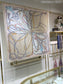 路L家-飾帶和鏈條 雙面Monogram Forever羊絨方巾 140cm