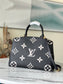 M45842 路L家-Grand Palais 手袋 黑色絲印