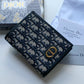 Dior 帆布老花護照夾