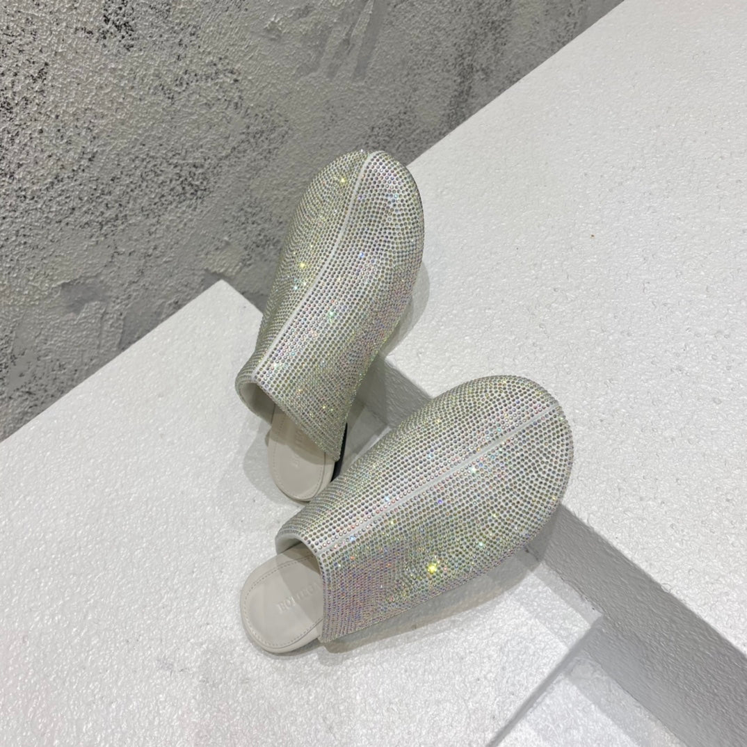 B編織-22S官網秋冬新品 豆豆鞋底鑽拖（35-39，40-42可訂製）