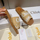 克羅C-奶茶色woody logo拖鞋（尺碼35-39，40、41訂製）