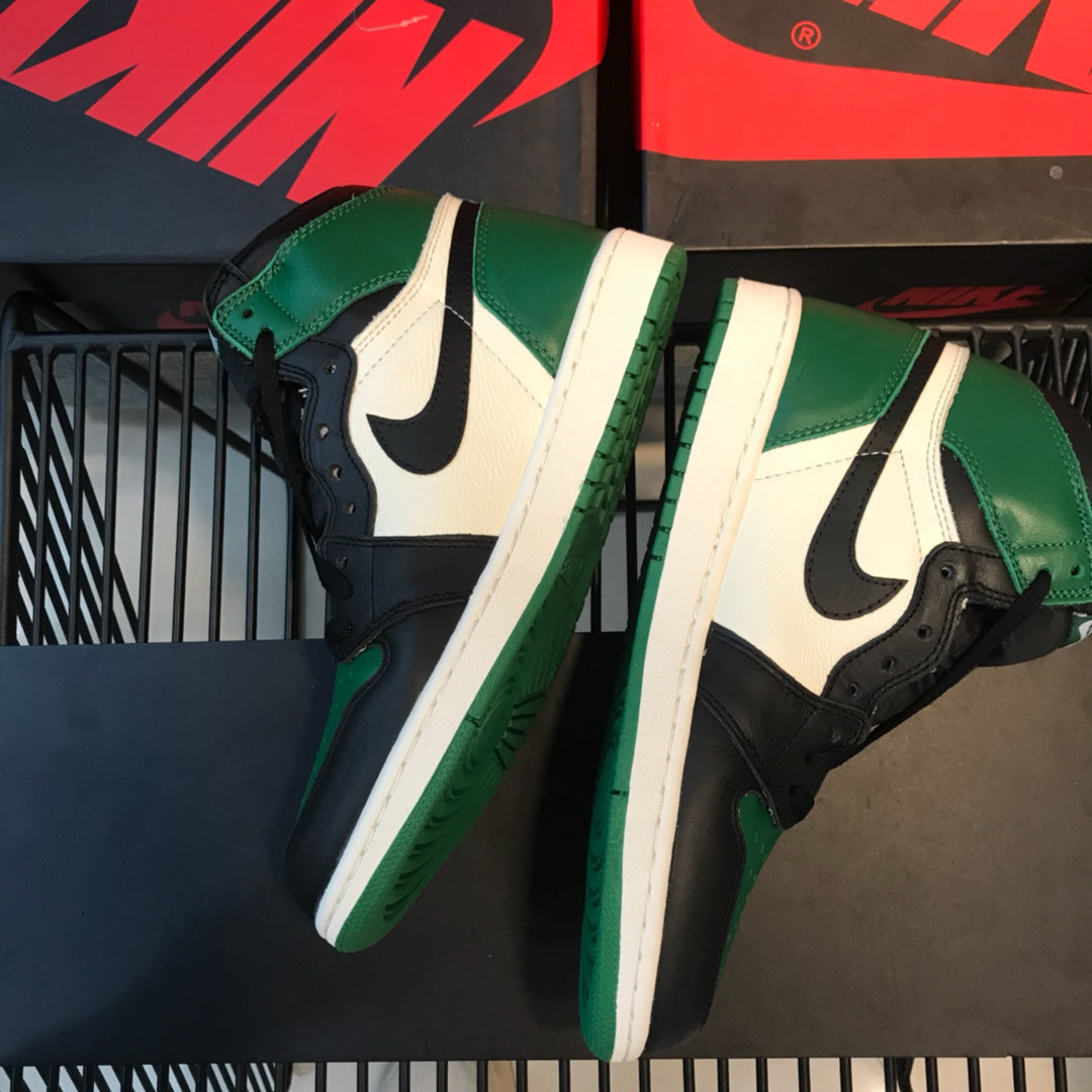 N1K- Air Jordan AJ1 高筒板鞋 黑綠色