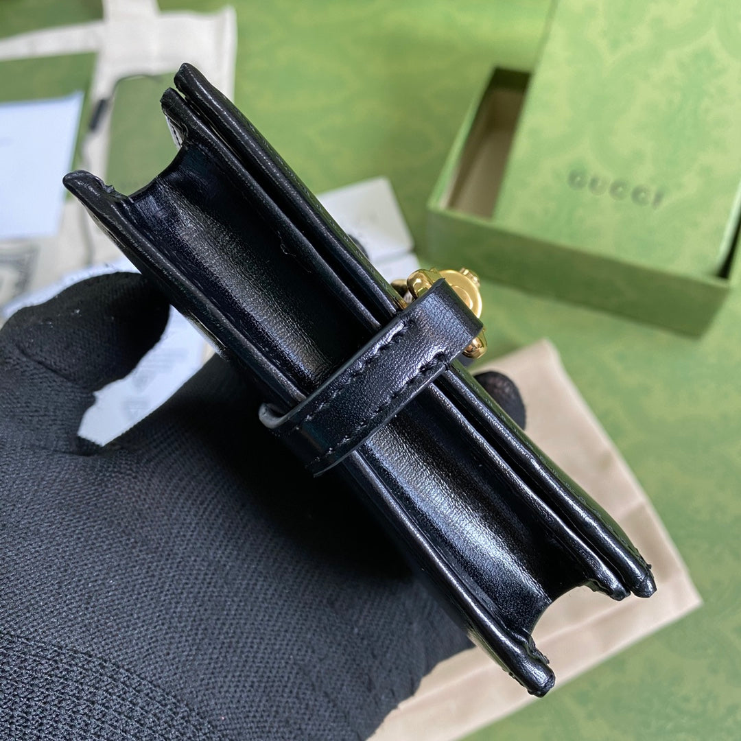 Gucci Jackie1961 系列拉鍊卡包短夾