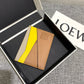 Loewe Plain Card Holder 多色拼接皮革卡包