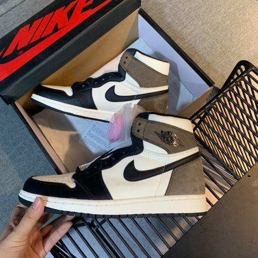 N1K- Air Jordan AJ1 高筒板鞋 黑咖色