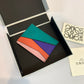 Loewe Plain Card Holder 多色拼接皮革卡包