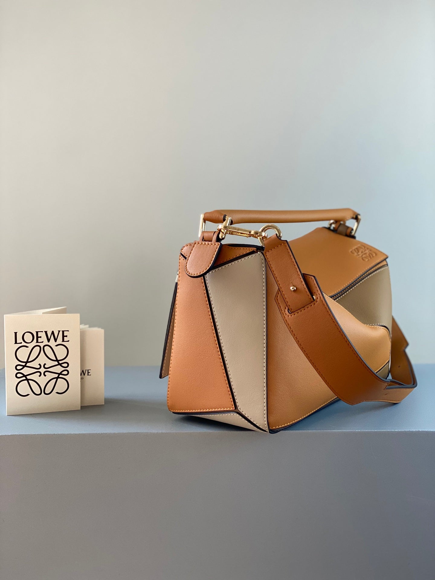 羅L威-Puzzle bag 小牛皮 中號