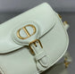 Dior Bobby-小號18cm-白色牛皮