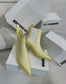 Jil sander-2022春夏 走秀新款 牛皮尖頭貓跟短靴