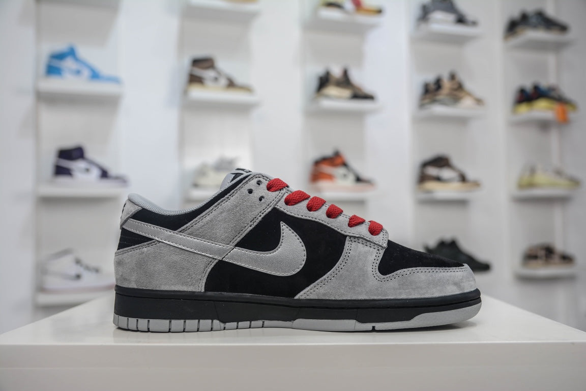 N1KE-Otomo Katsuhiro x Nike SB Dunk Low Steamboy OST 男女同款 麂皮黑紅