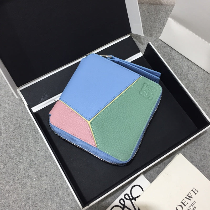 Loewe Puzzle系列 拉鍊短夾