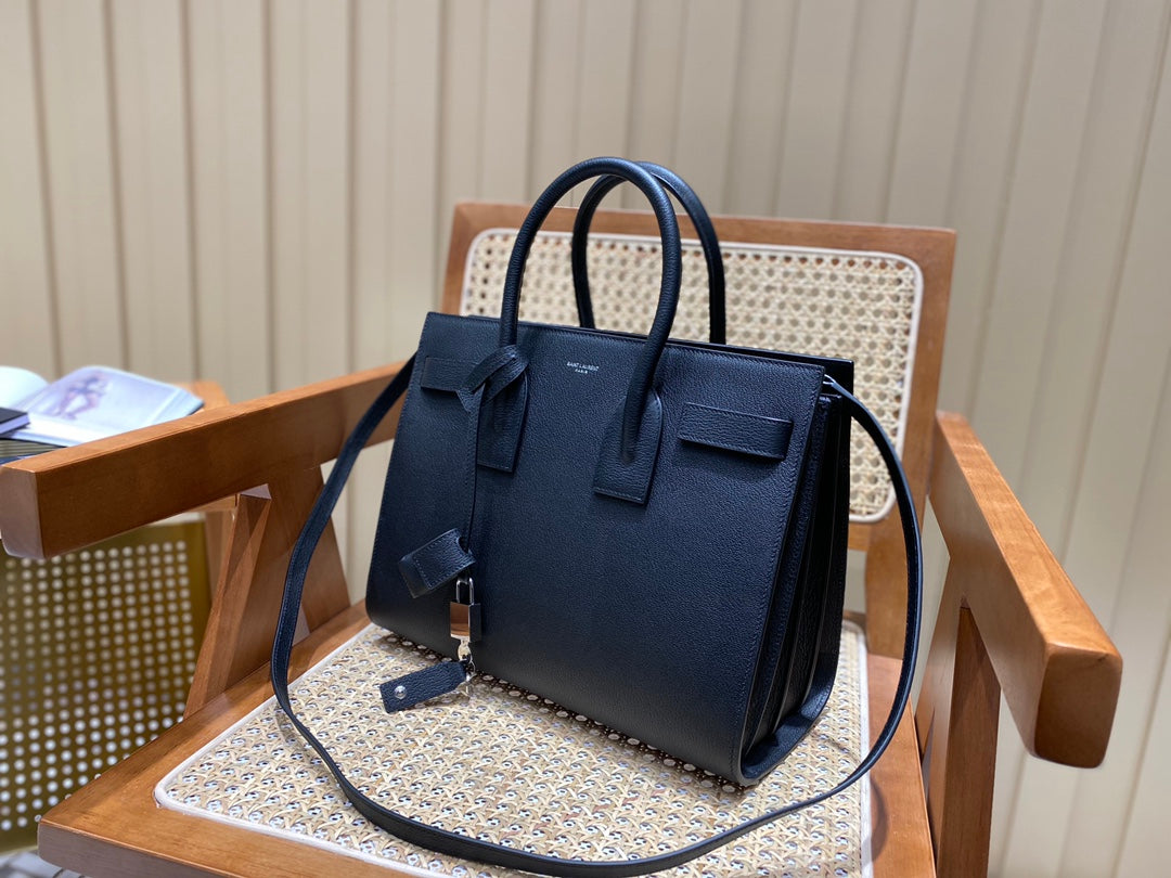 聖Y羅-sac de jour 風琴包山羊紋 黑色 32cm