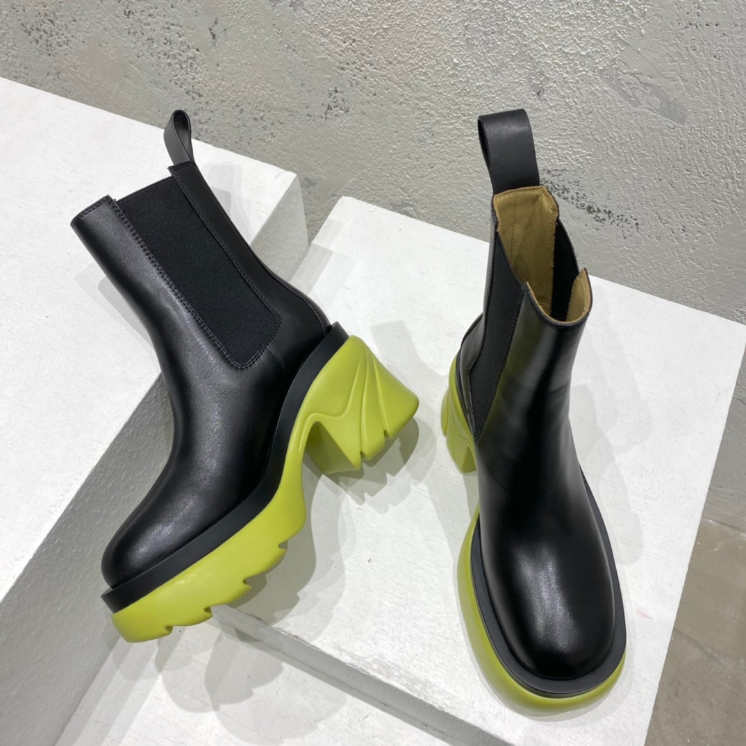 B編織-22ss 厚底中筒靴（35-39，40-41可訂製）