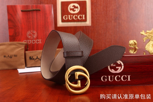 古G家-皮帶-3.8cm-男款