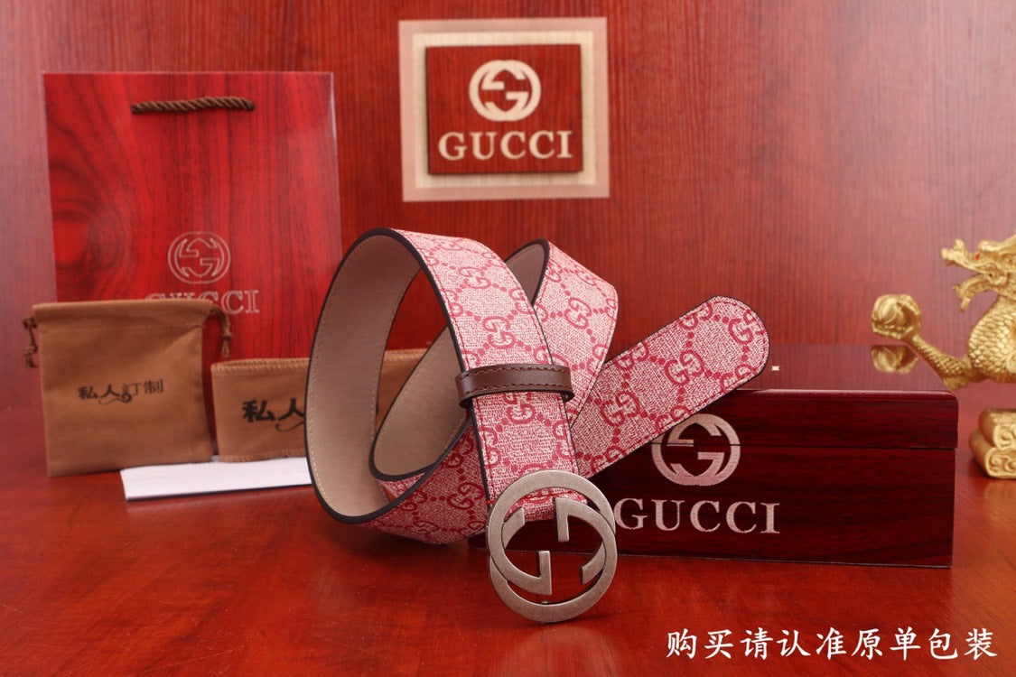 古G家-皮帶-3.4cm-男款