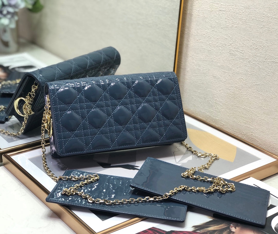 Dior 藤格紋三合一包-22cm